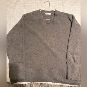 ANRABESS | Crew Neck Oversized Fuzzy
Knit Sweater